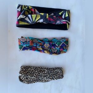 Premium Set of 3 Stretch Headbands